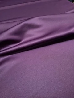 پارچه ساتن سنگی(آمریکایی)رنگ بادمجانی