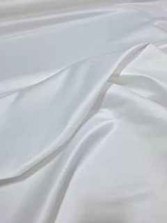 پارچه ساتن سنگی(آمریکایی)رنگ سفید
