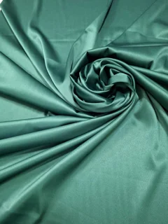 پارچه ساتن مرلین رنگ سبز یشمی