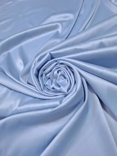 پارچه ساتن مرلین رنگ آبی آسمانی